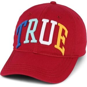 NWT True Religion Red Baseball Cap